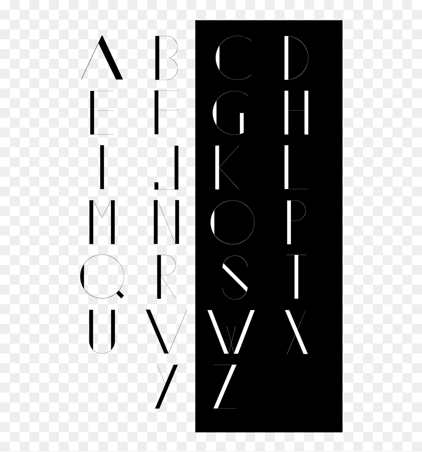 Monastic Free Font - Monochrome, HD Png Download - minimal png