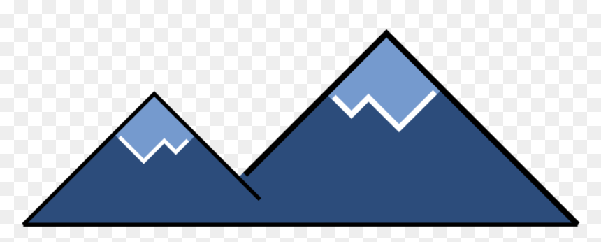 Mountain Minimal Icon, HD Png Download - minimal png