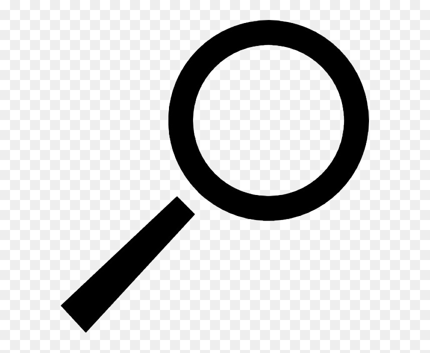 Magnifying Glass Minimalist, HD Png Download - minimal png