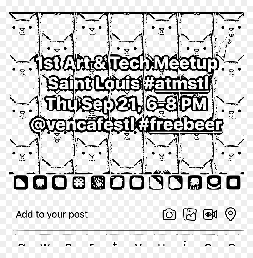 1st Atmstl Art Tech Meetup In Stl - Illustration, HD Png Download - meetup icon png