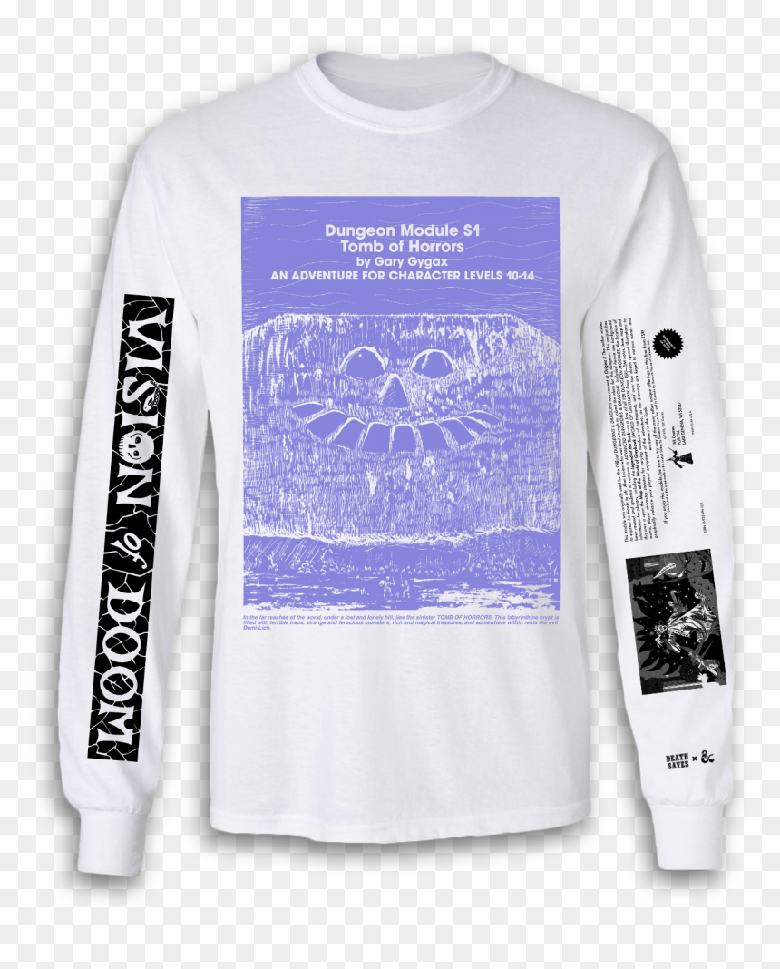 Long-sleeved T-shirt, HD Png Download - dungeon door png