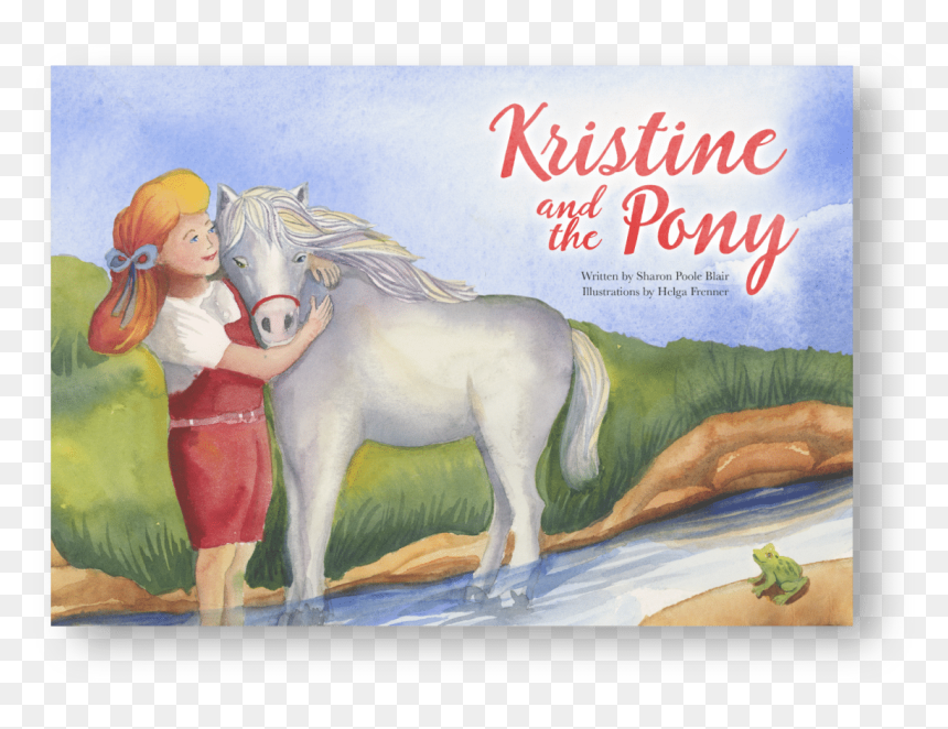 Kristine And The Pony - Cartoon, HD Png Download - helga png
