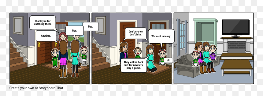 Cartoon, HD Png Download - babysitting png