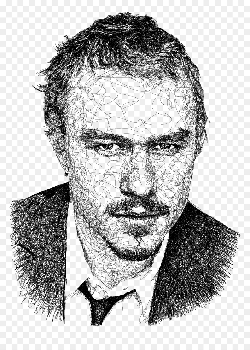 Heath Ledger - Sketch, HD Png Download - chin png