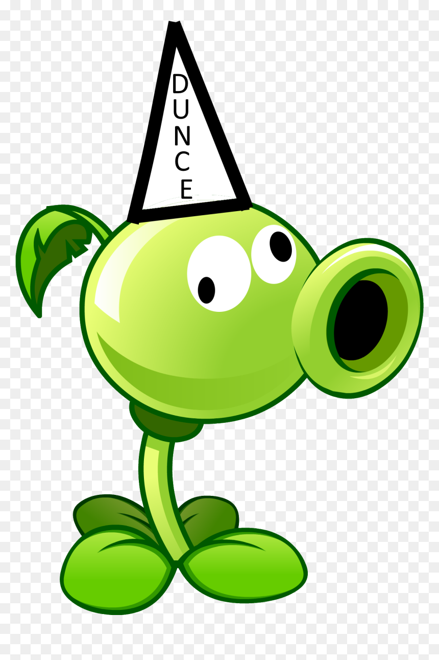 Plants Vs Zombies Roleplay - Character Plants Vs Zombies, HD Png Download - dunce png