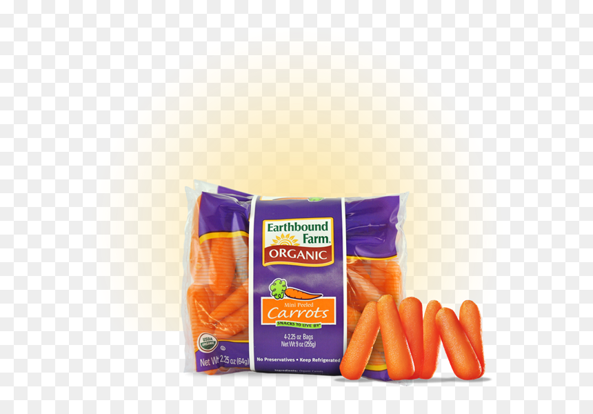Earthbound Farm, HD Png Download - baby carrot png