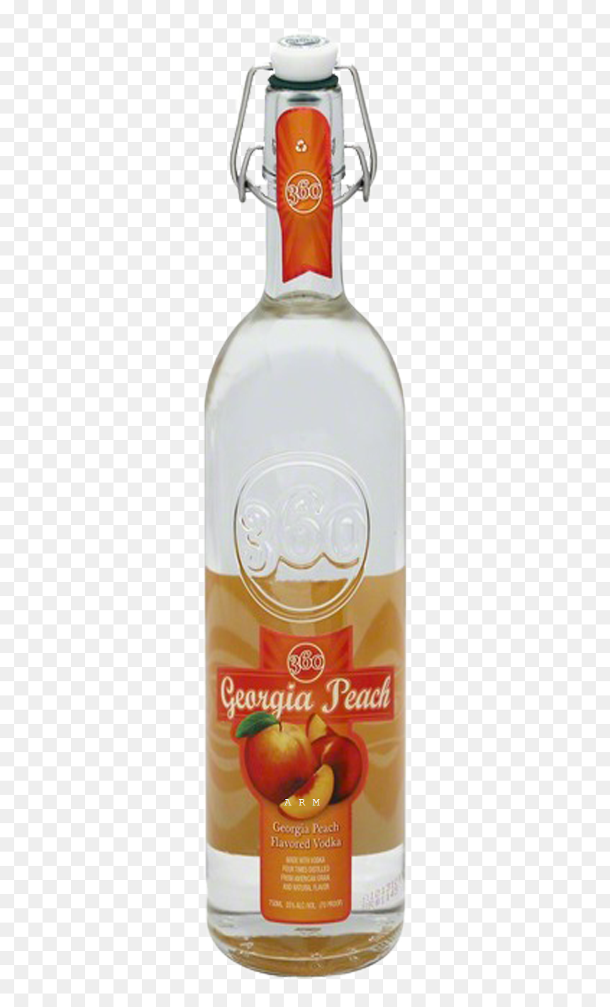 Glass Bottle, HD Png Download - georgia peach png