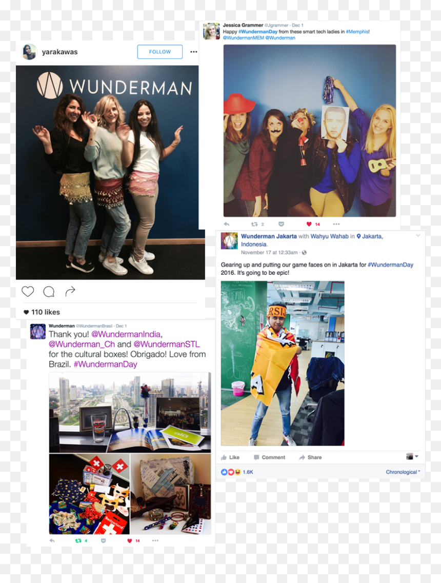 Wunderman Day Social Posts - Online Advertising, HD Png Download - like our page png