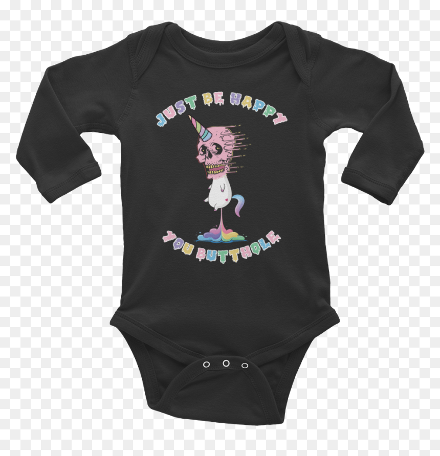 Butthole Shirt Mockup Front Flat Black 4 - Infant Bodysuit, HD Png Download - butthole png