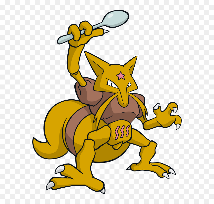 Kadabra Png, Transparent Png - mega alakazam png