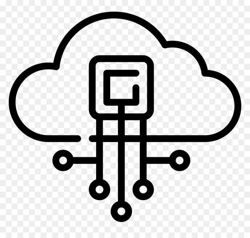 Inteligencia Artificial Icono Png, Transparent Png - white cloud icon png