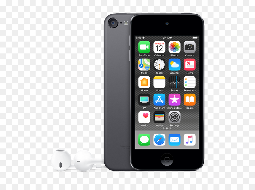Ipod Touch 6 Generation Space Grey, HD Png Download - ipod touch png