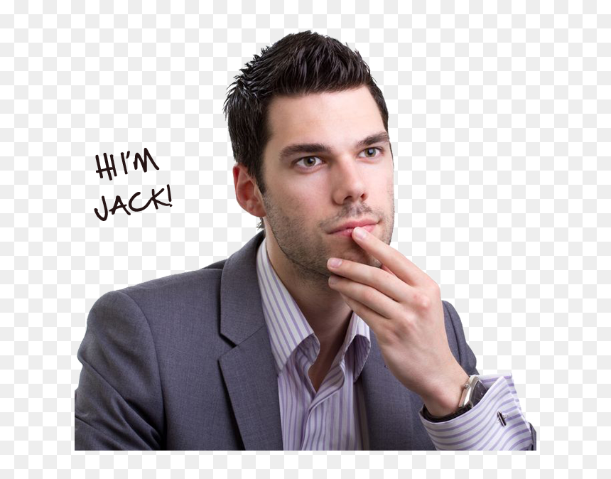 Jack - Man Thinking Very Hard, HD Png Download - jack johnson png