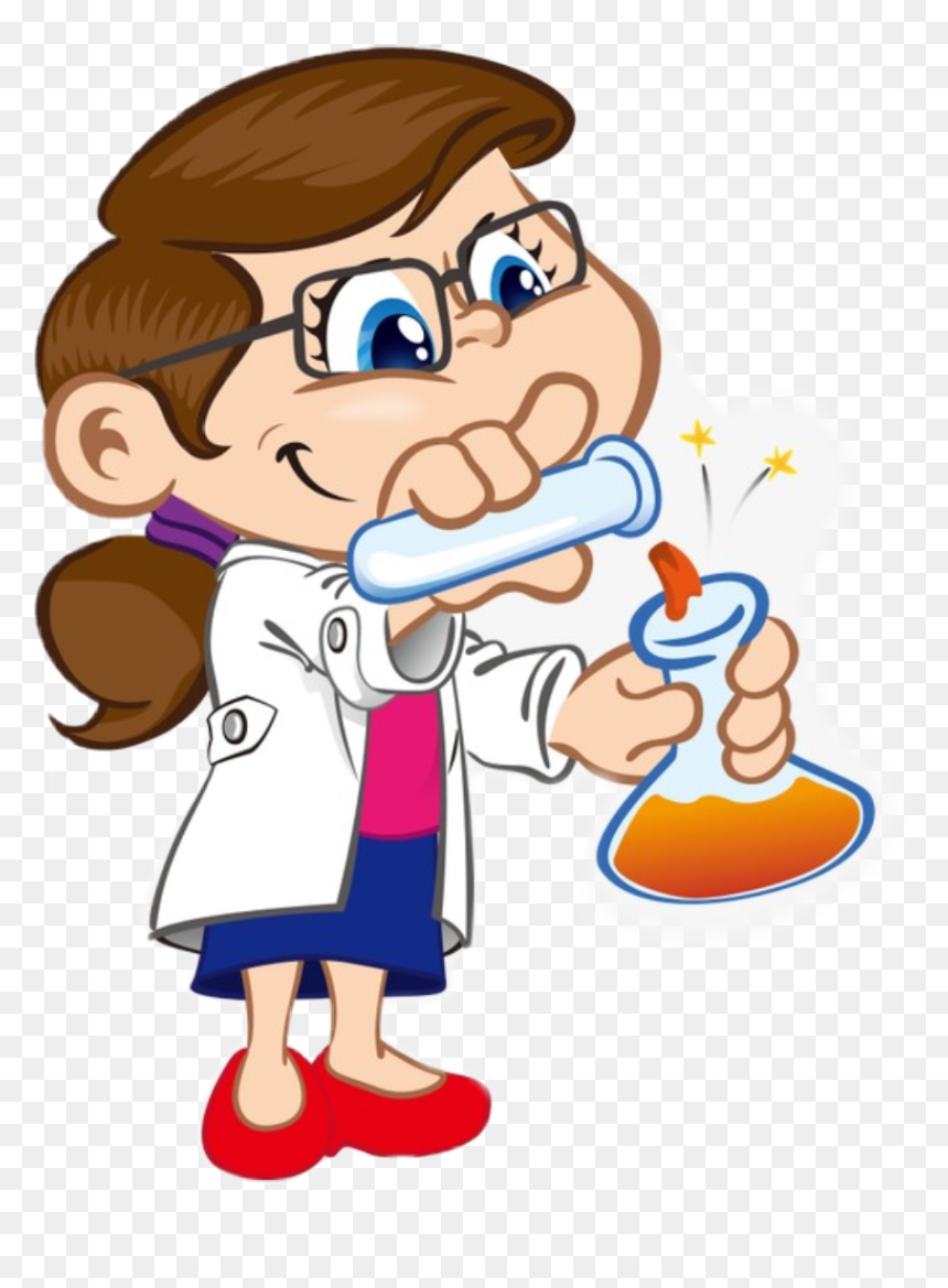 #quimica - Experiment Cartoon, HD Png Download - quimica png