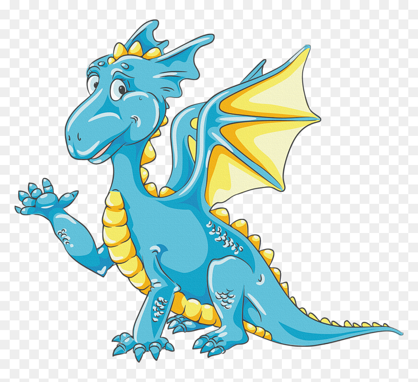 Ch B *✿* Castillos Y Dragones ✿ Butterfly Fairy, Dragon - Blue And Yellow Dragon, HD Png Download - legend of dragoon png