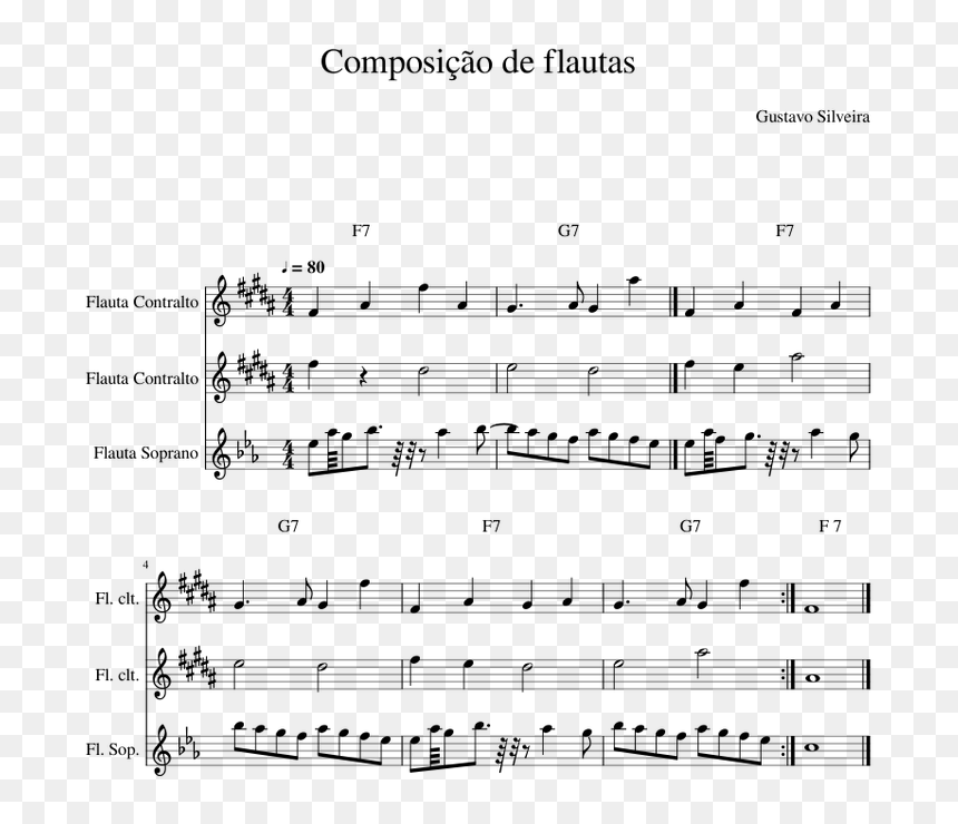 Sheet Music, HD Png Download - flautas png