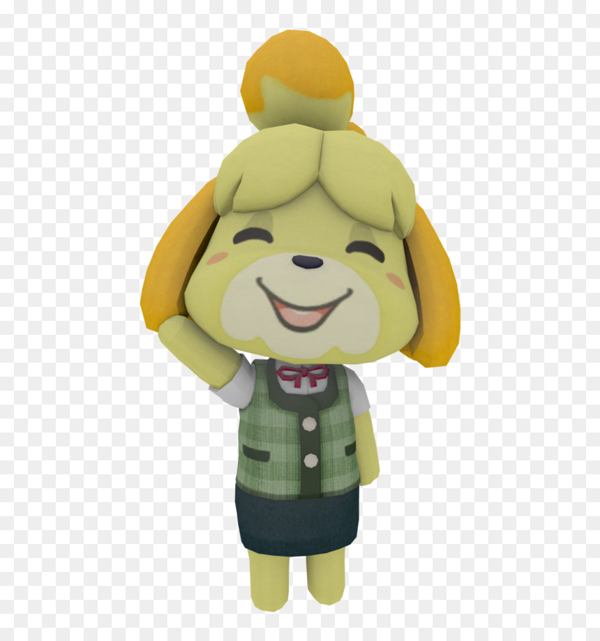 Render Test By Theadorableoshawott - Animal Crossing Isabelle Render, HD Png Download - animal crossing new leaf png