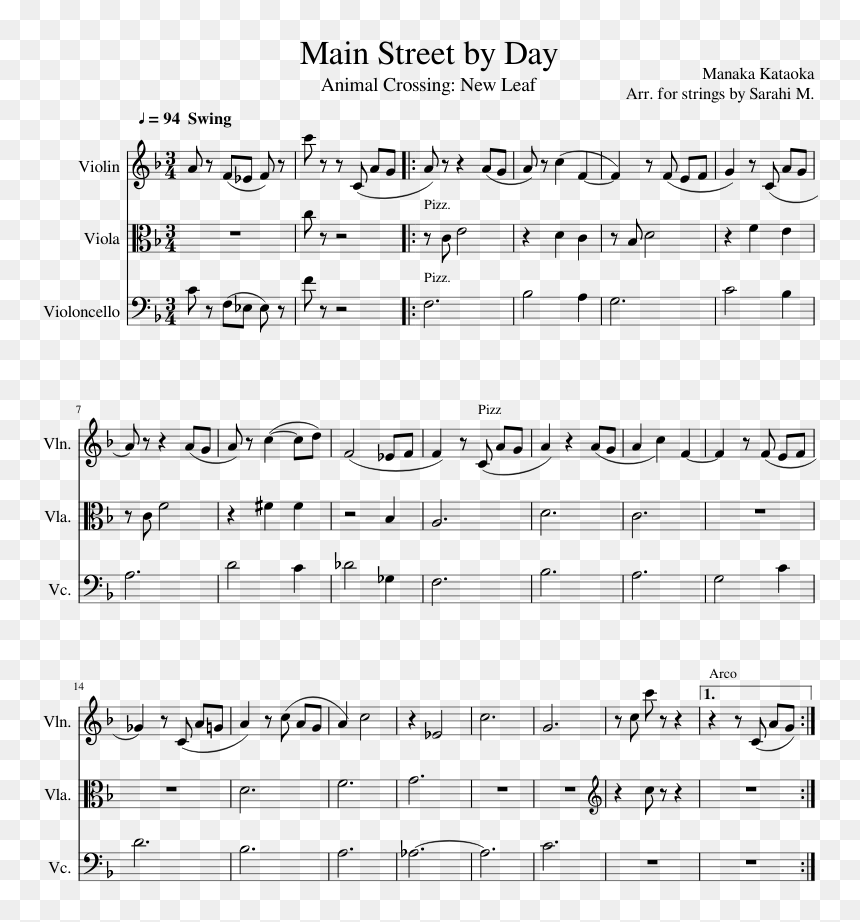 Nearer My God To Thee Viola Solo, HD Png Download - animal crossing new leaf png