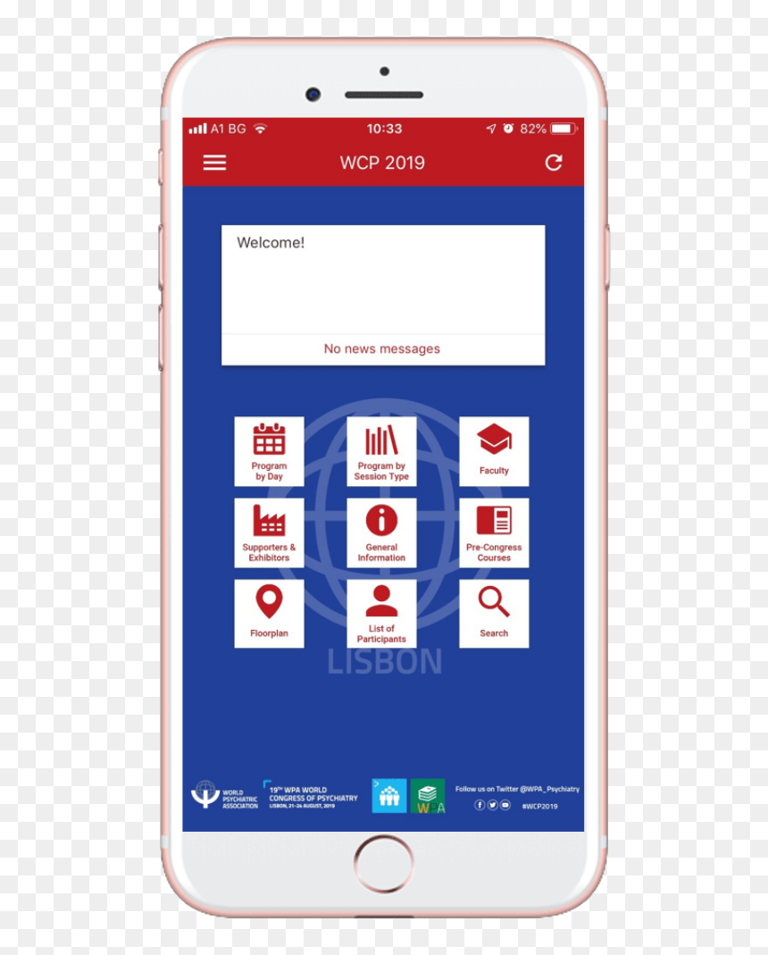 Smartphone, HD Png Download - follow us on twitter png