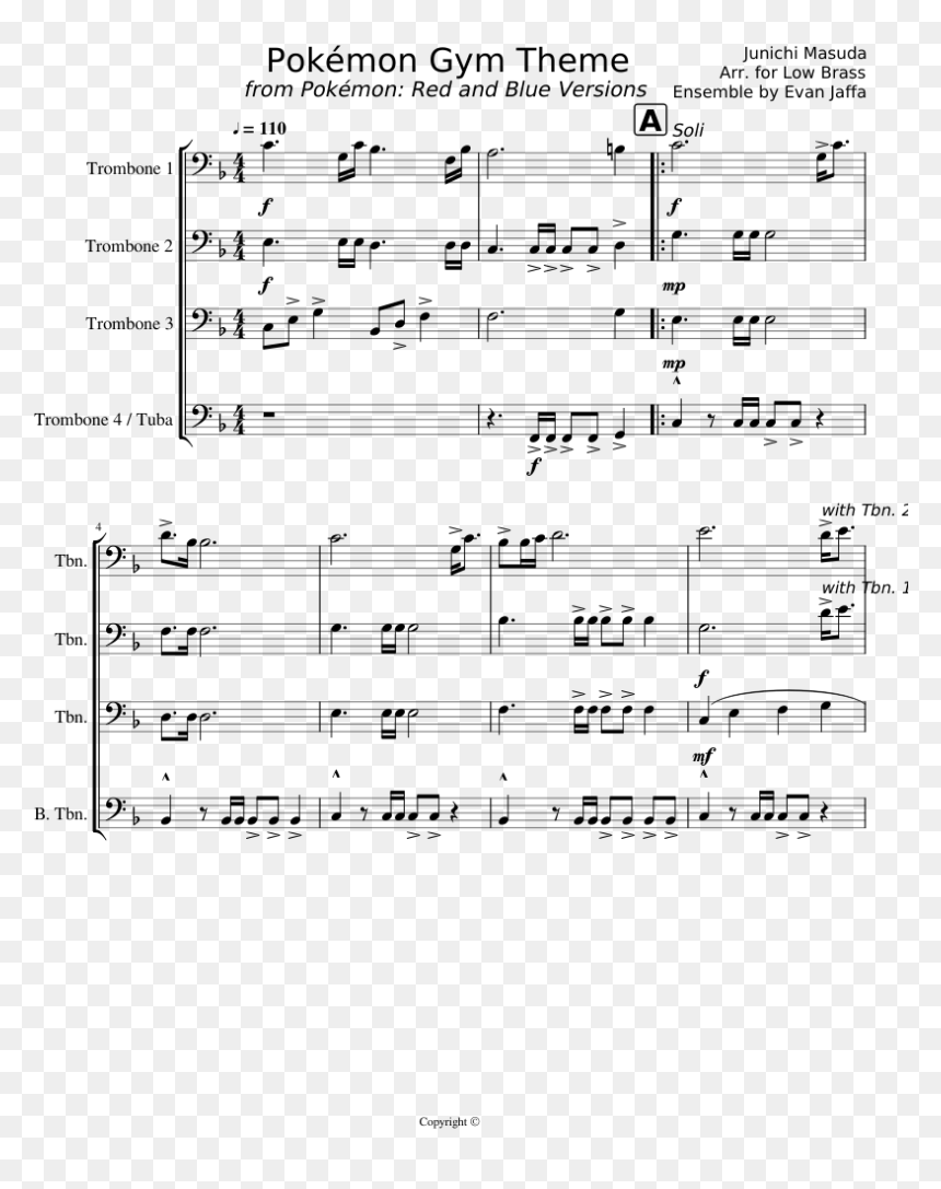 Sheet Music, HD Png Download - pokemon gym png