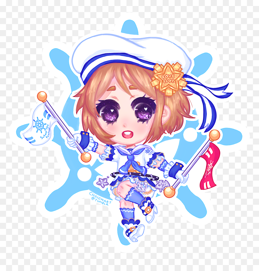Cartoon, HD Png Download - love live hanayo png