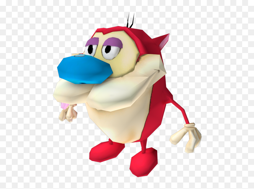Download Zip Archive - Nicktoons Attack Of The Toybots Stimpy, HD Png Download - stimpy png