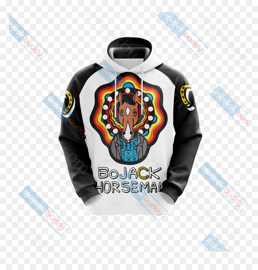 Bojack Horseman New Unisex 3d Hoodie, HD Png Download - bojack png