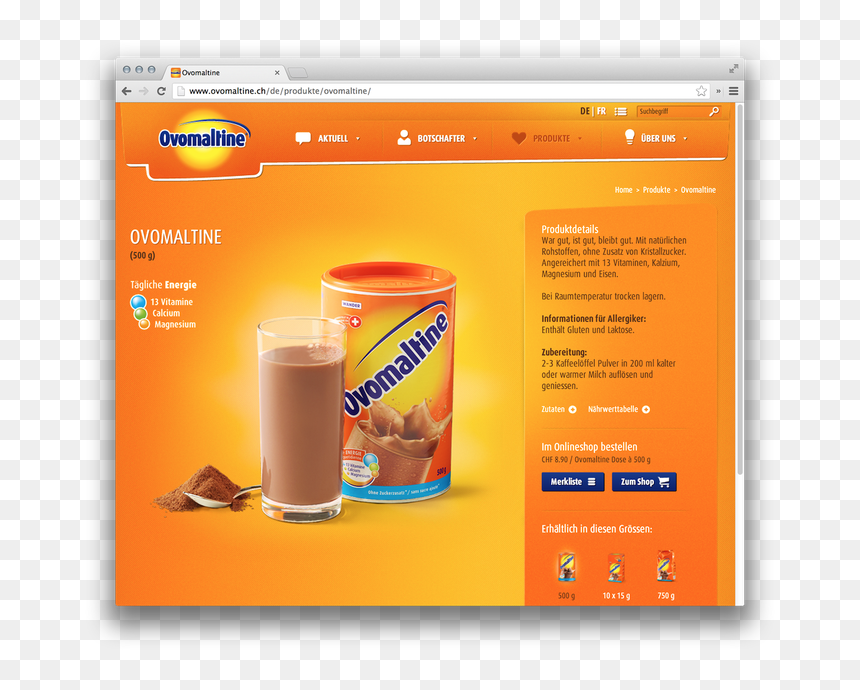 Ovomaltine Ingredients, HD Png Download - maxmoefoe png