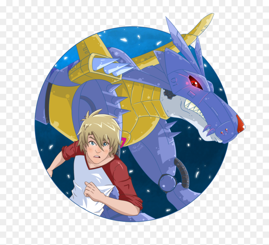 Yamato And Metalgarurumon - Cartoon, HD Png Download - yamato png