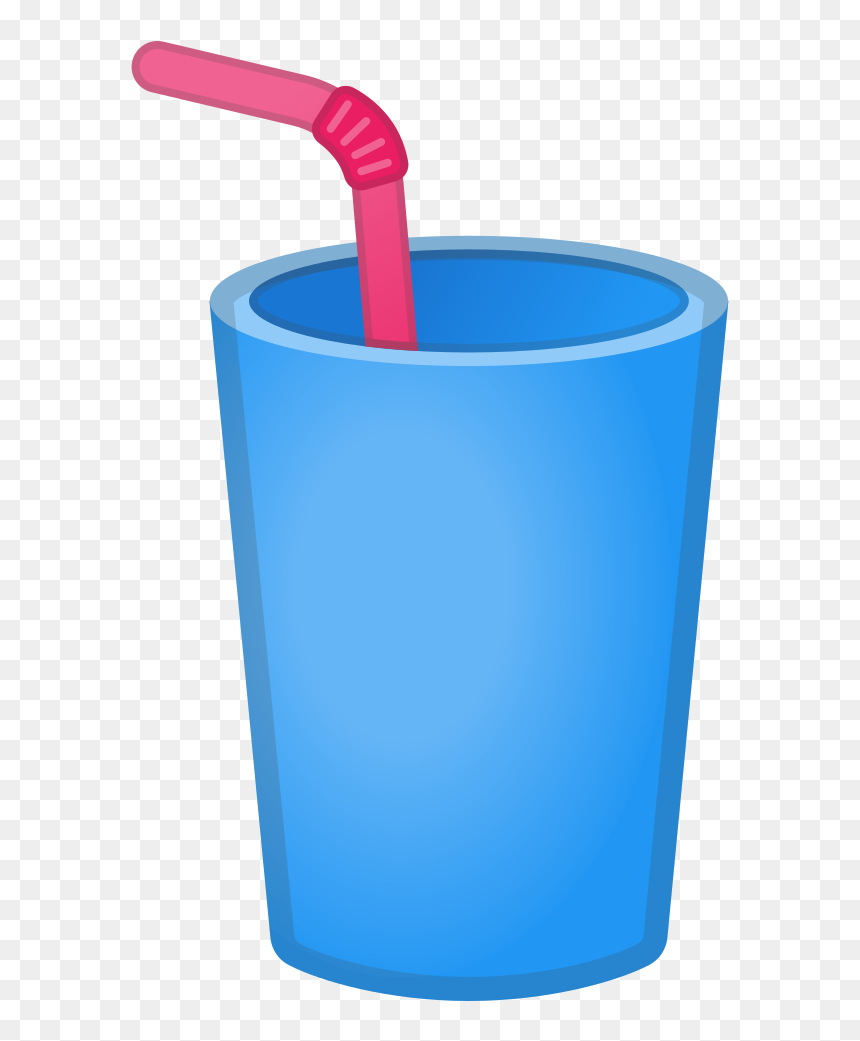 Cup With Straw Icon - Cup Transparent Straw, HD Png Download - drinking icon png