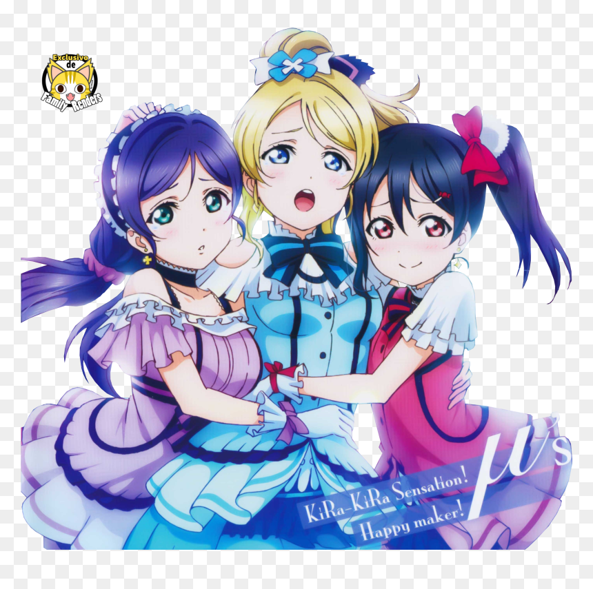 Love Live Eli Nico Nozomi, HD Png Download - love live eli png