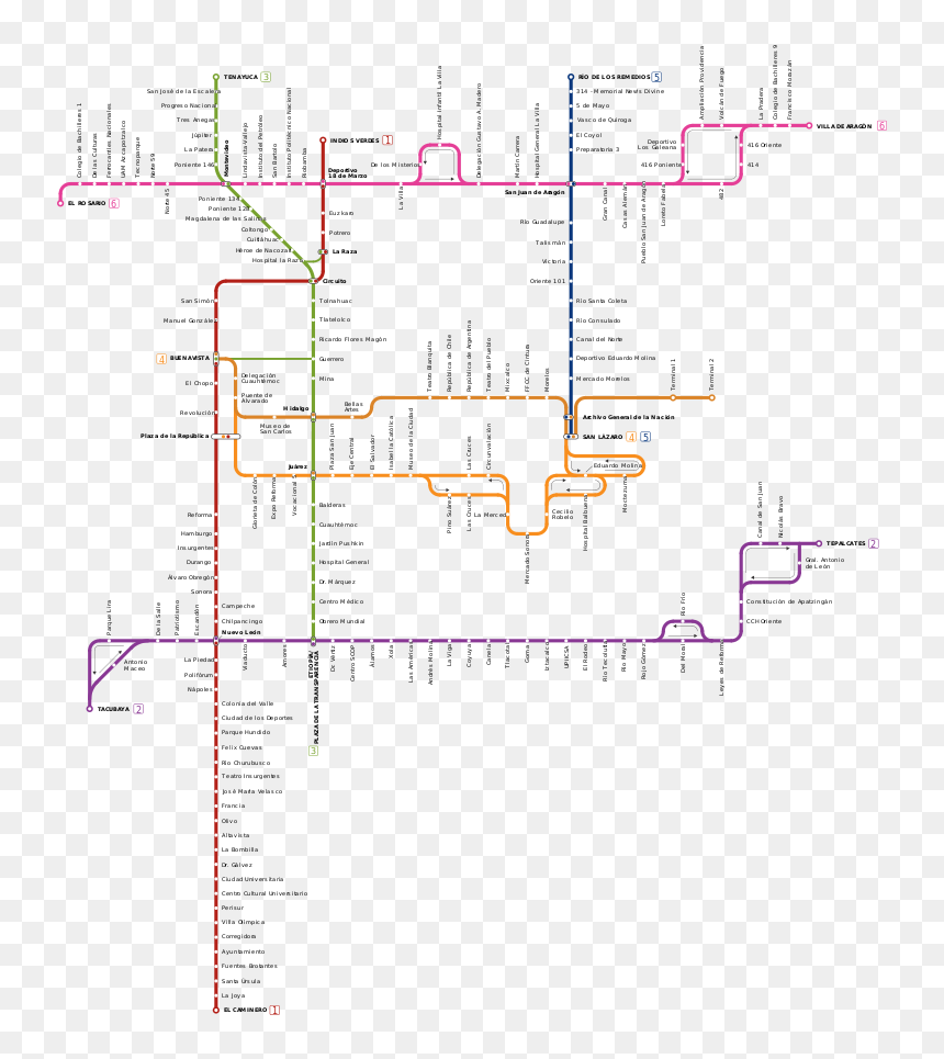 Diagram, HD Png Download - mapa mexico png