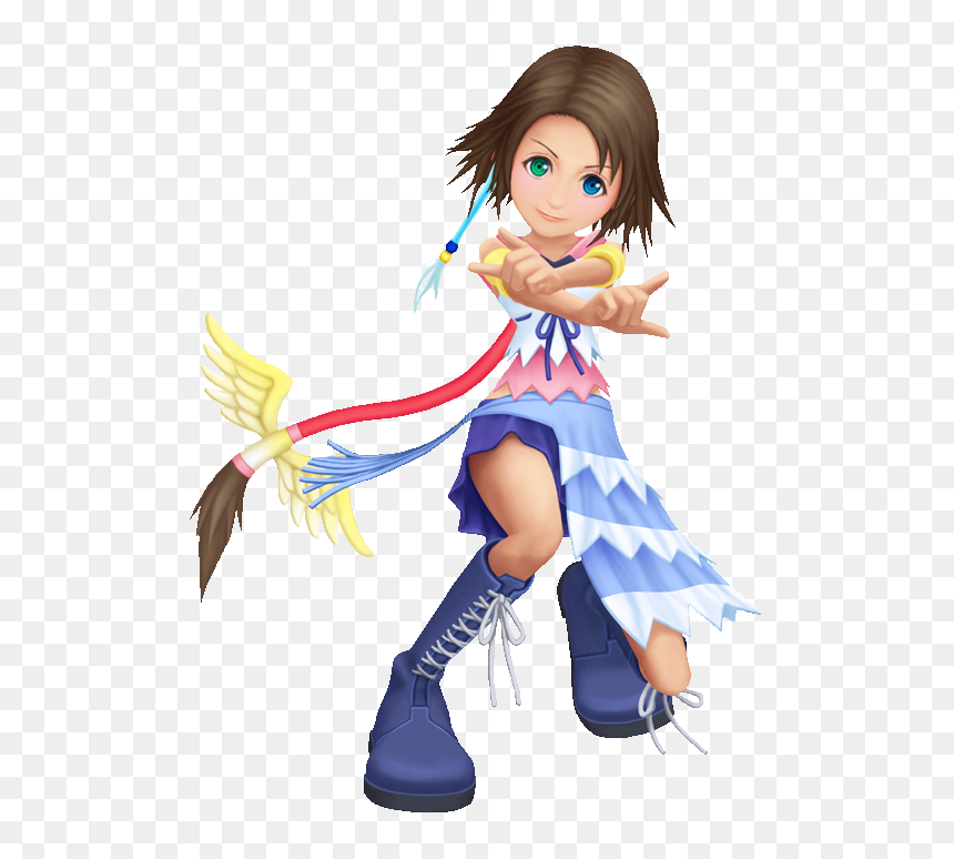 Kingdom Hearts Best Girl, HD Png Download - yuna png