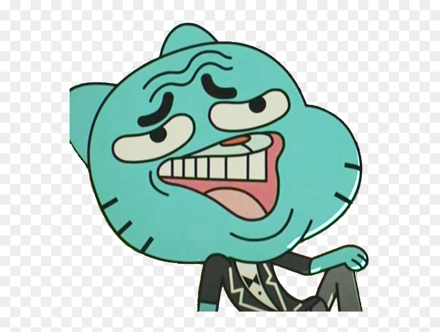 Amazing World Of Gumball Reaction, HD Png Download - m'lady png