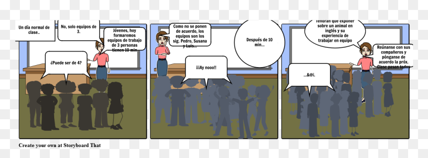 Comic De Personas Trabajo En Equipo, HD Png Download - trabajo en equipo png