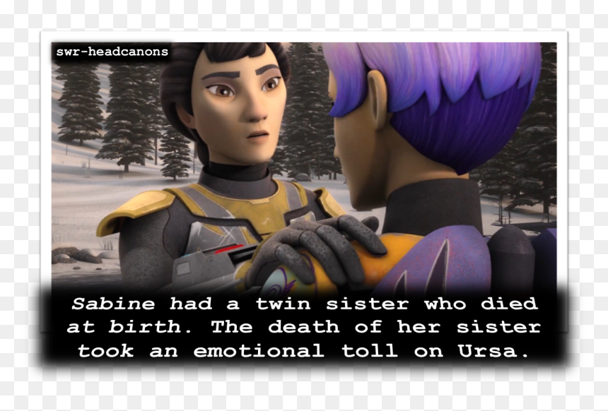 Sabine Had A Twin Sister Who Died At Birth - Star Wars Rebels Sabine Headcanons, HD Png Download - sabine wren png