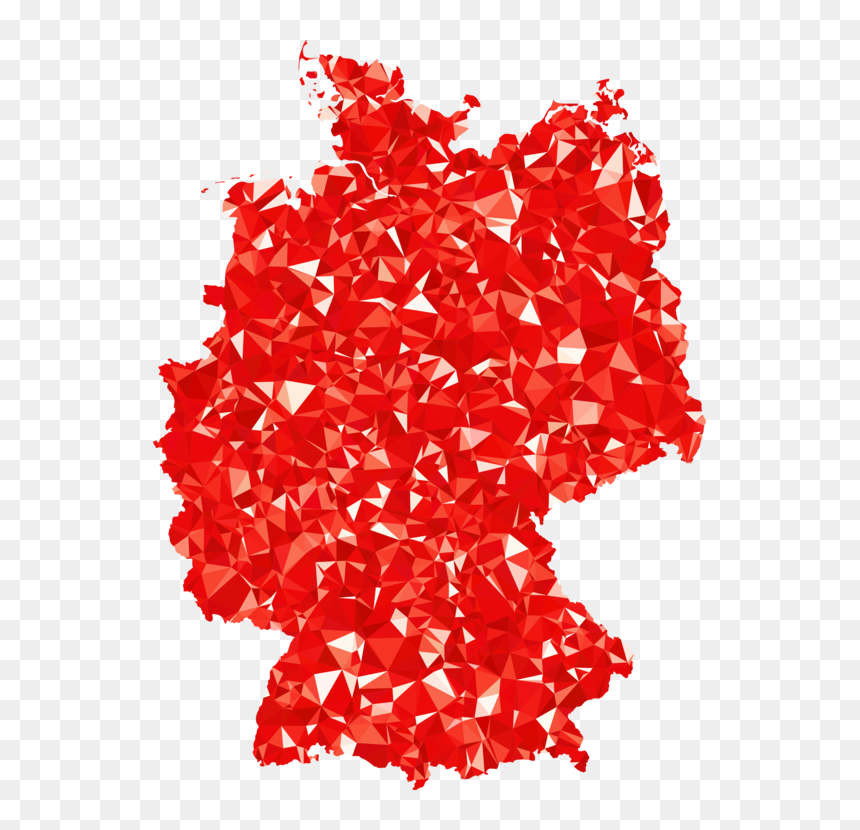 Petal,plant,flower - German Flag On Land, HD Png Download - germany map png