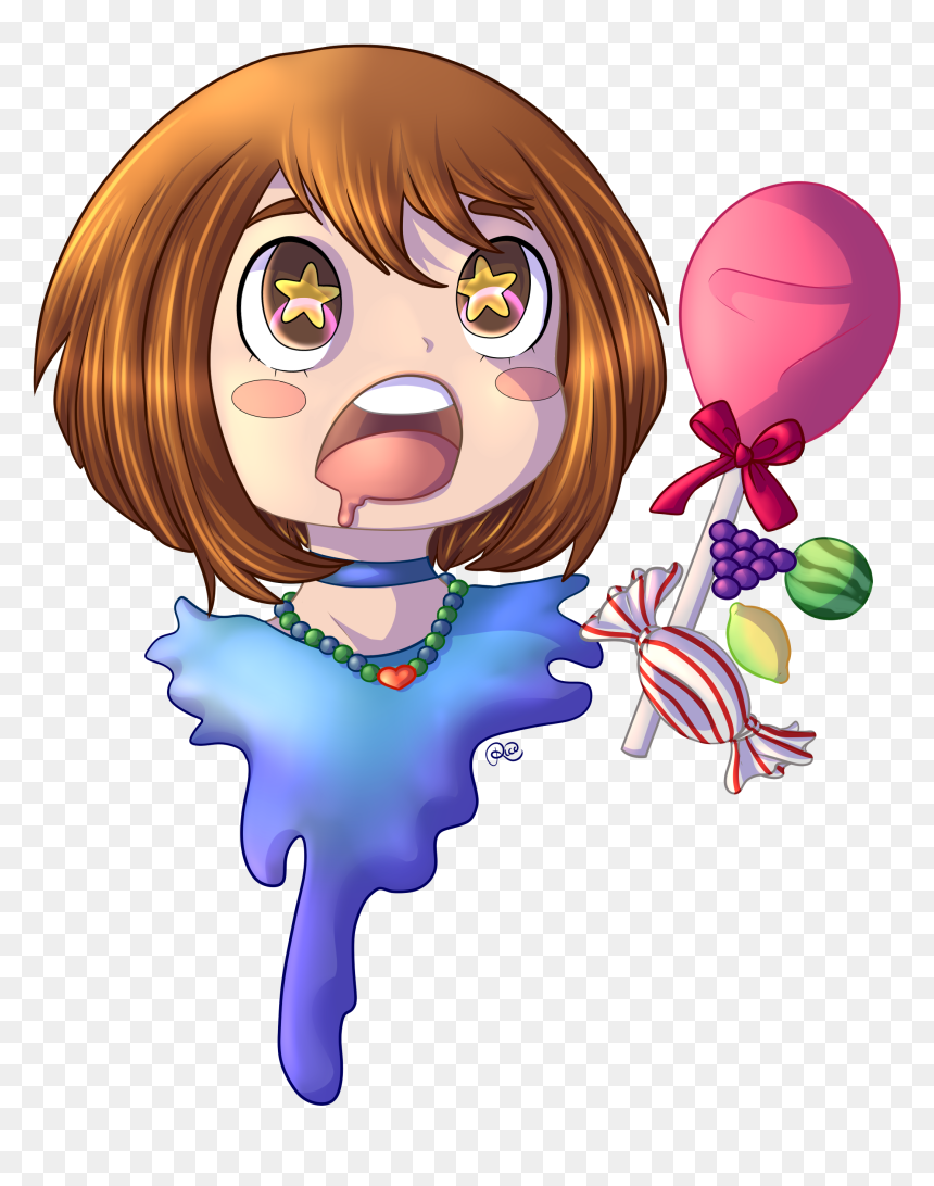 Candy [speedpaint] - Cartoon, HD Png Download - uraraka png