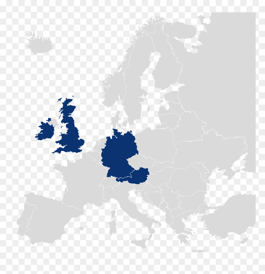Europa-map Bearbeitet - Holy Roman Empire 1789, HD Png Download - germany map png