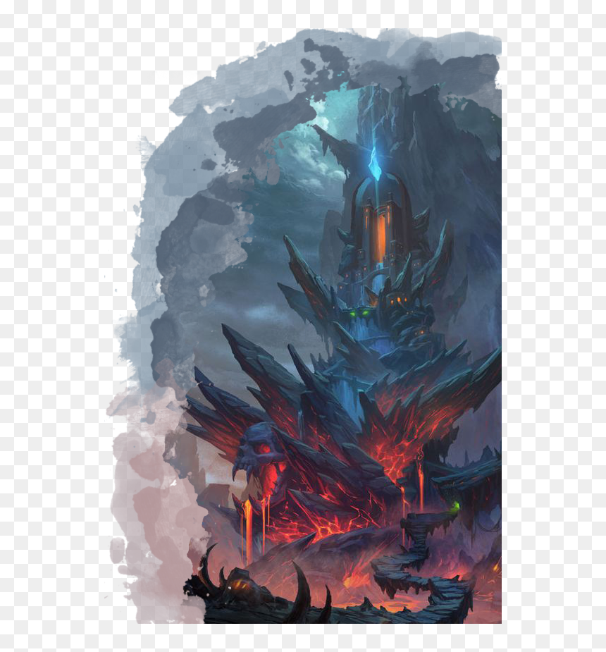 Similarly, The Rift Stone As Described In Appendix - Evil Fantasy Tower Art, HD Png Download - rift png