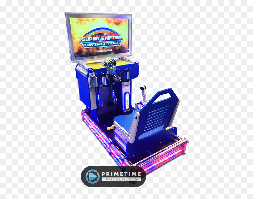Super Shifter Drag Race Challenge Videmption Arcade - Drag Race Arcade Machine, HD Png Download - drag race png