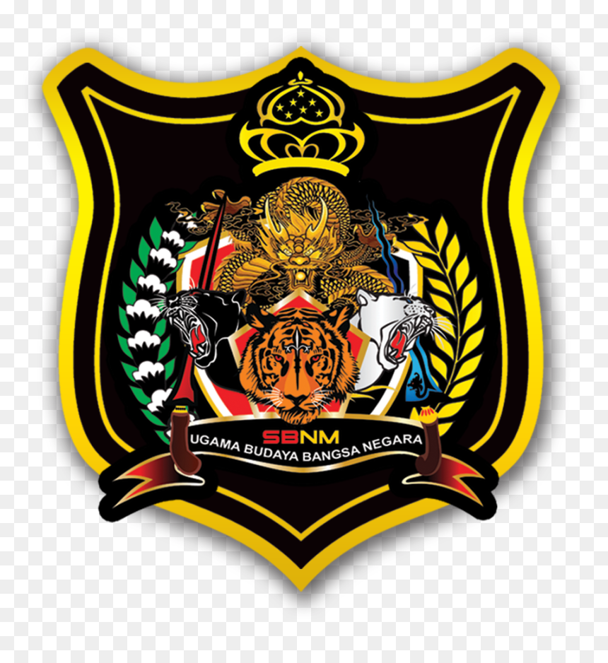 Lambang Perguruan Seni Silat Saga Barong Naga Malaya - Emblem, HD Png Download - naga png