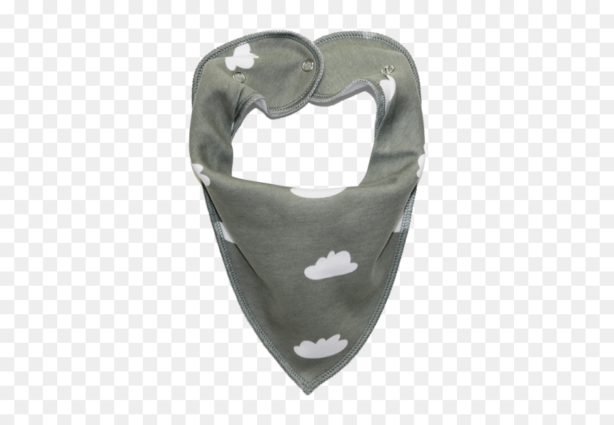 Grey Cloud Print Dog Bandana - Face Mask, HD Png Download - bandana mask png