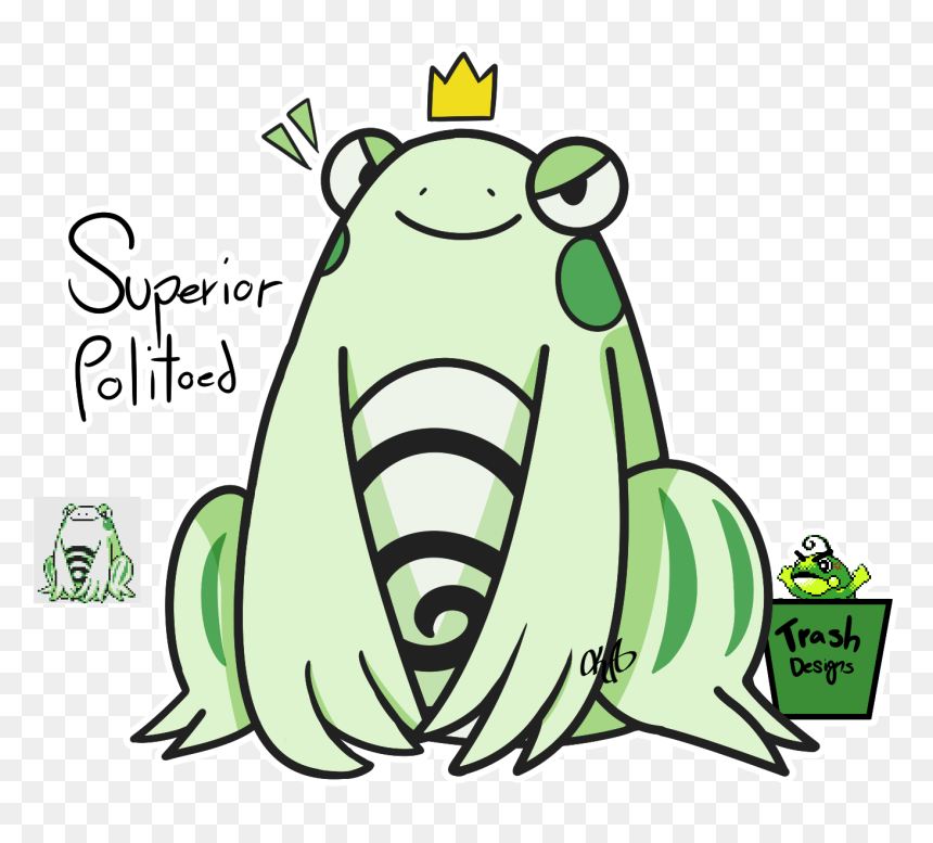 Beta Pokemon - Politoed - Beta Politoed, HD Png Download - politoed png