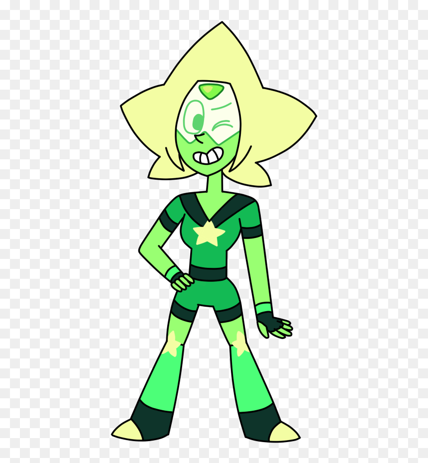Crystal Clipart Yellow Gem - 스유 페리도트, HD Png Download - steven universe crystal gems png