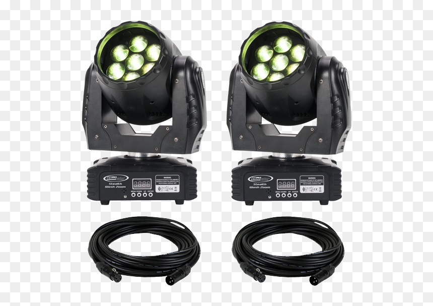 Eliminator Stealth Wash Zoom Led Moving Head 2-pack - Eliminator Lighting Stealth Stealth, HD Png Download - zoom effect png