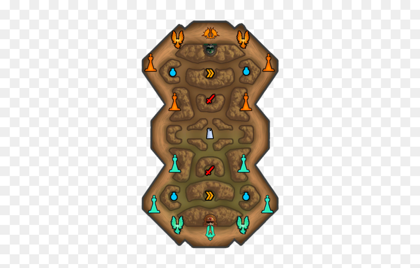 Siege Minimap - Smite Map Hd, HD Png Download - smite god png