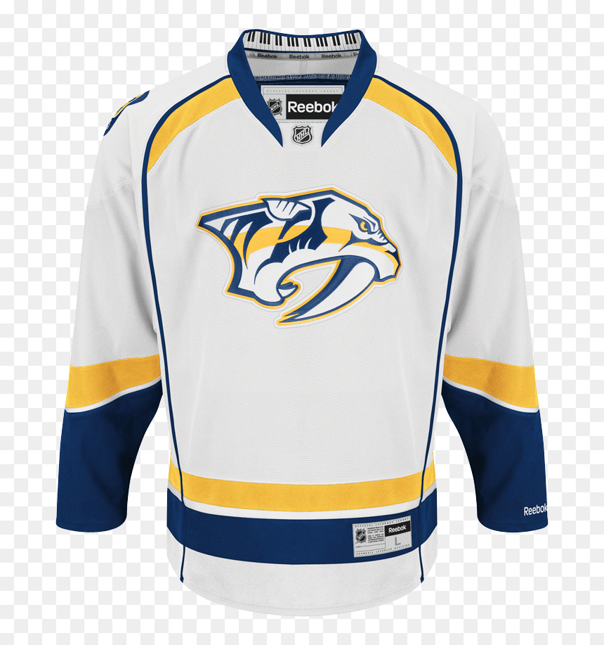 Nashville Predators White Jersey, HD Png Download - nashville predators png