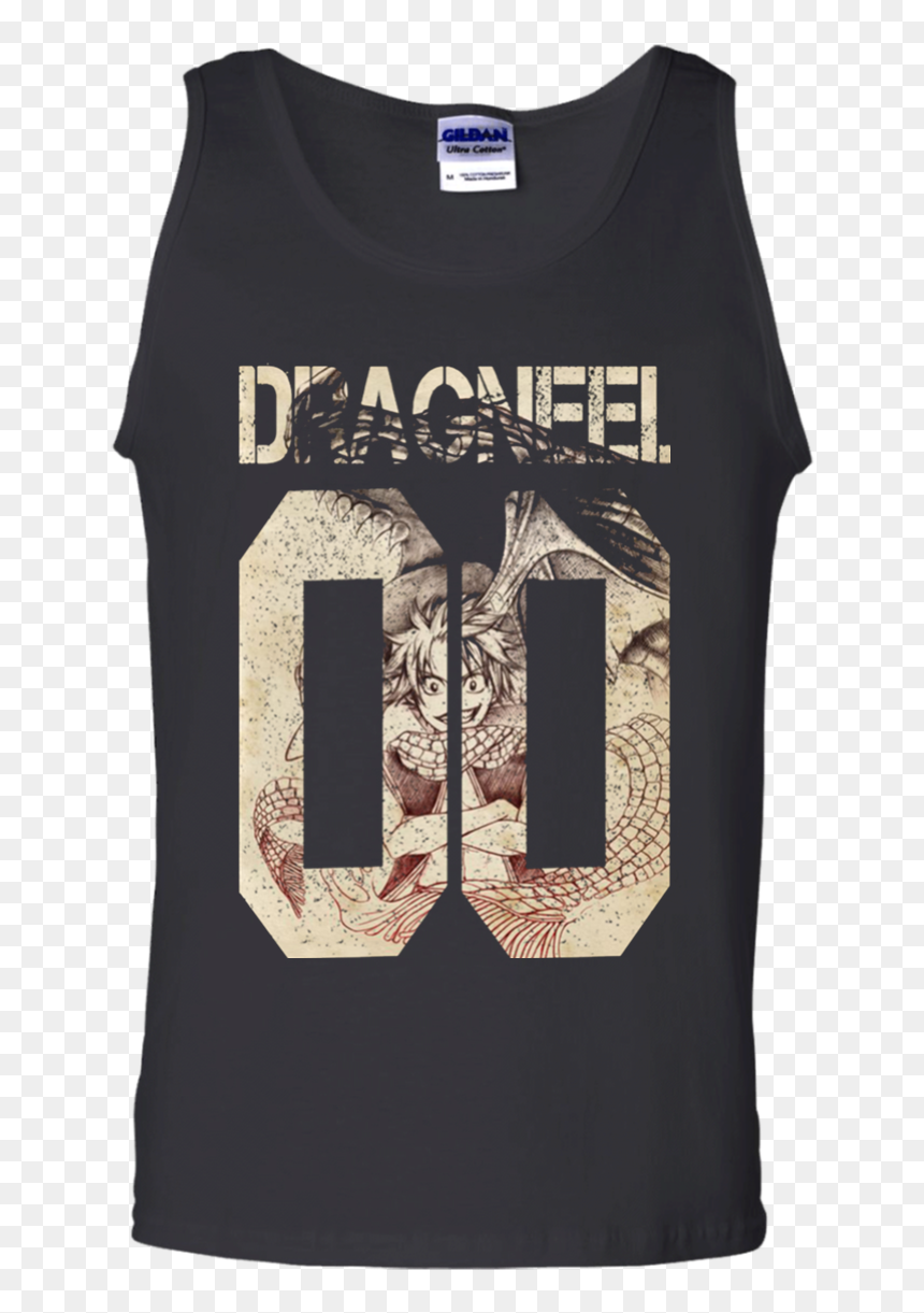 Dragneel 00 Fairy Tail Tank Top - Shirt, HD Png Download - fairy tail gray png