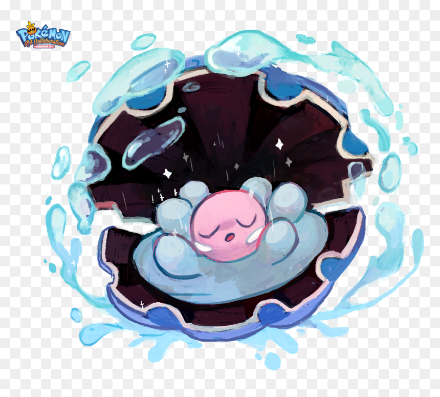 Pokemon Clamperl Drawing, HD Png Download - weepinbell png